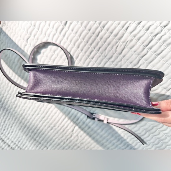 NWOT Botkier Leather Crossbody Cobble Hill Lilac combo. - Picture 8 of 9